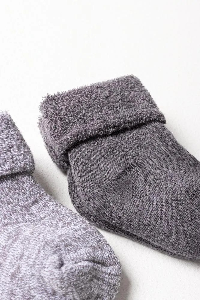 2 Pack Socks Grey