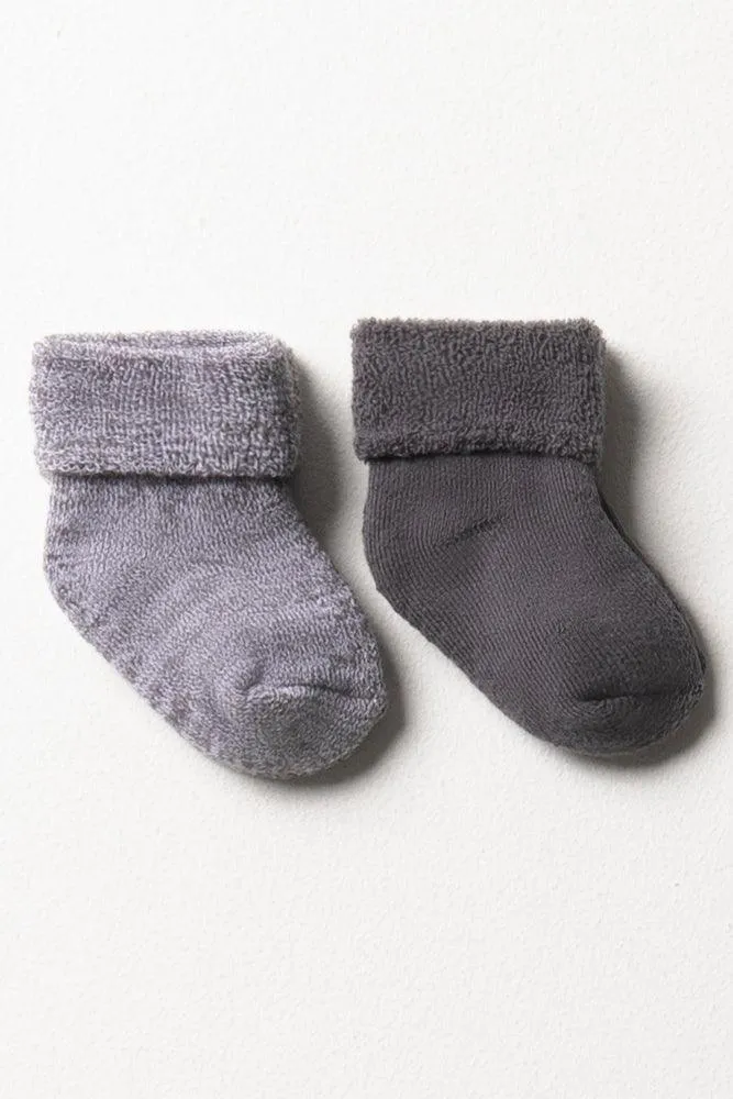 2 Pack Socks Grey