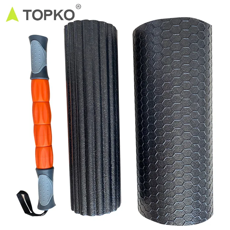 3 in 1 Foam Roller,Medium-density deep tissue massager for muscle massage and myofascial trigger point release