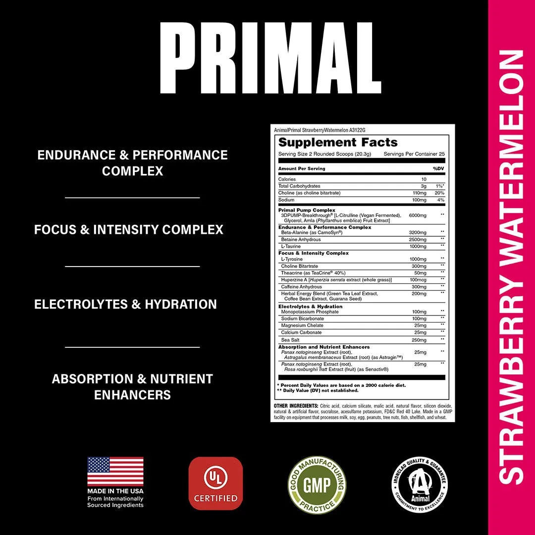 Animal Primal Pre-Workout