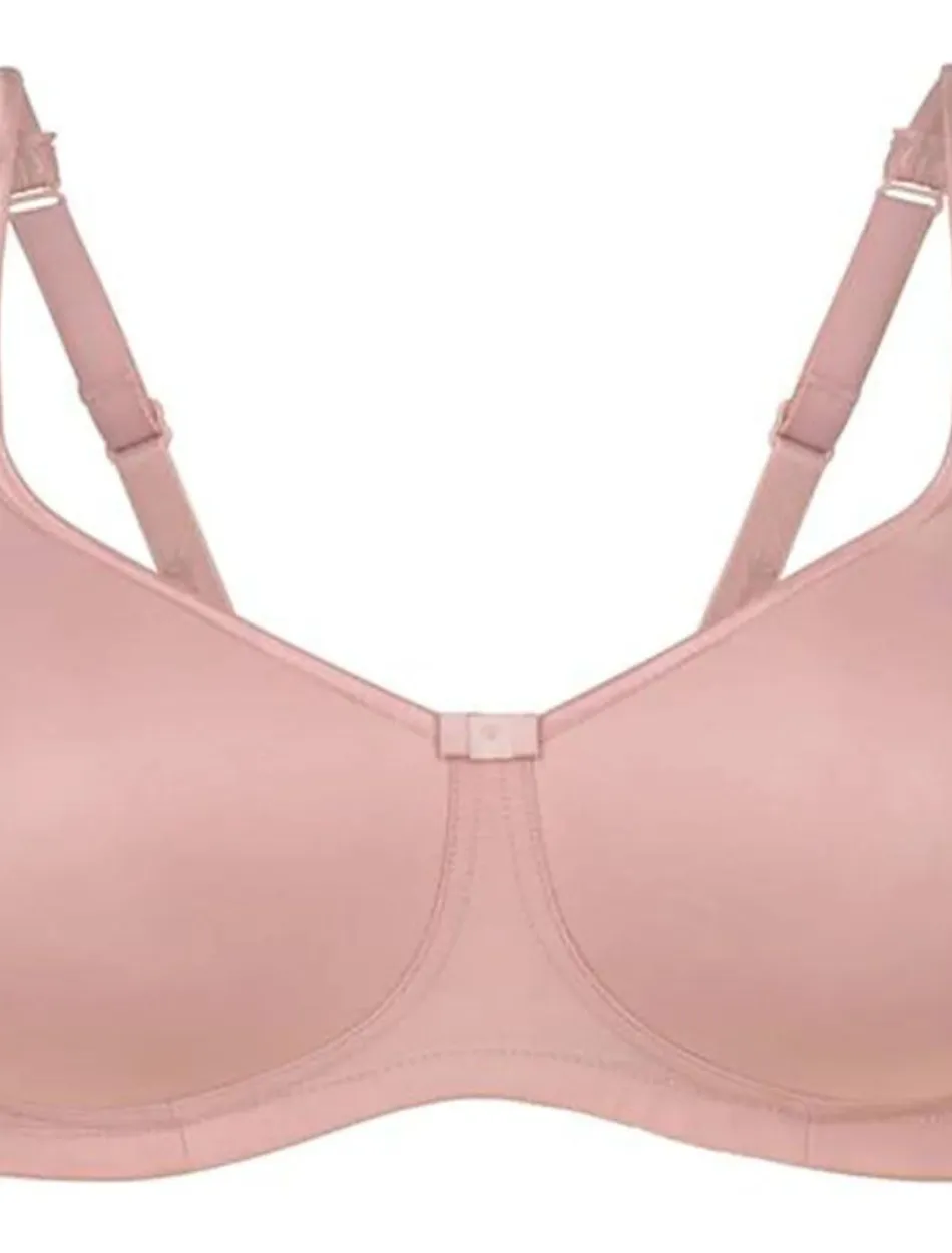 Anita Care Tonya Contour Padded WireFree Bra, Rosewood | Rose Pink Mastectomy Bra | Anita Tonya Mastectomy Bra