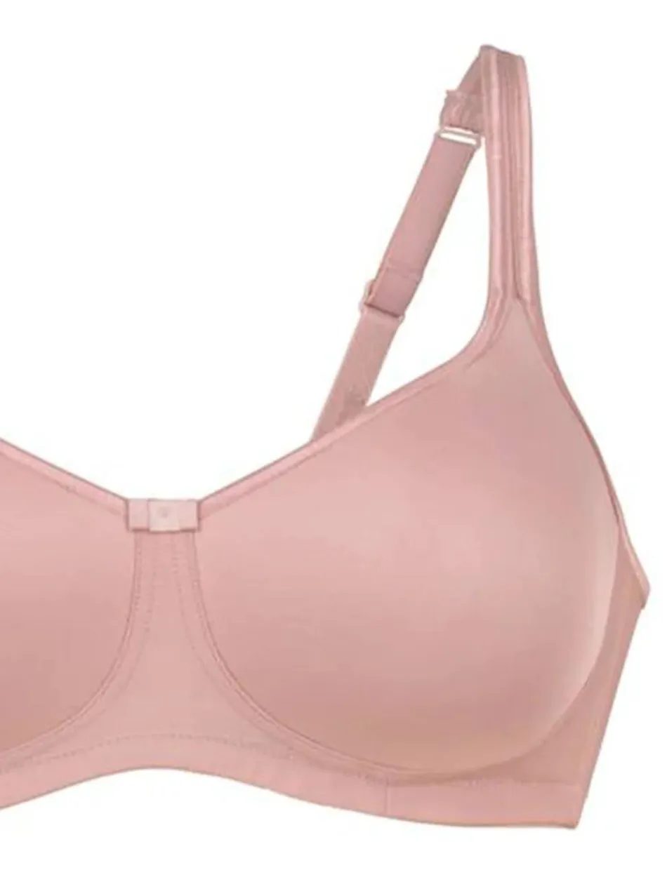 Anita Care Tonya Contour Padded WireFree Bra, Rosewood | Rose Pink Mastectomy Bra | Anita Tonya Mastectomy Bra