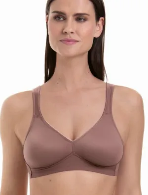 Anita Rosa Faia Twin Seamless Comfort Soft Cup Bra, Berry | Wireless Rosa Faia Bra | Berry Rosa Faia Twin Bra