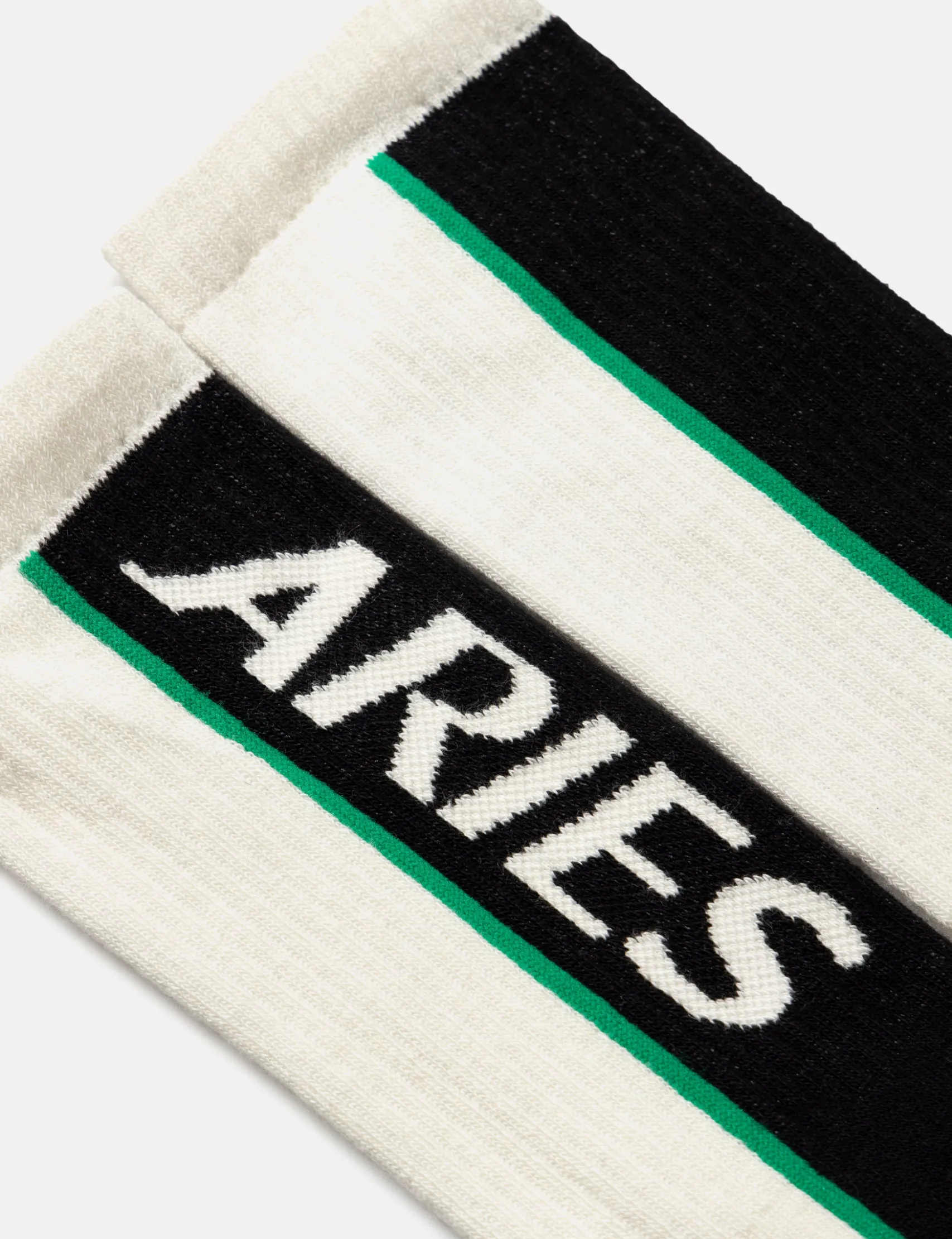 Aries Credit Card Socks - Alabaster Beige