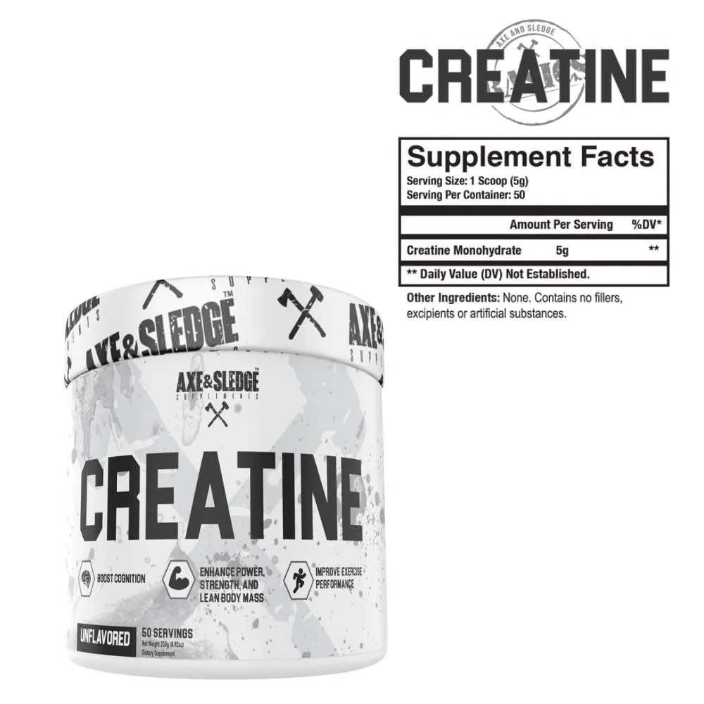 Axe & Sledge Creatine 50 Servings