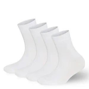 Bambooven Men’s & Women’s Diabetic Rayon Bamboo Ankle Socks (4 Pairs)