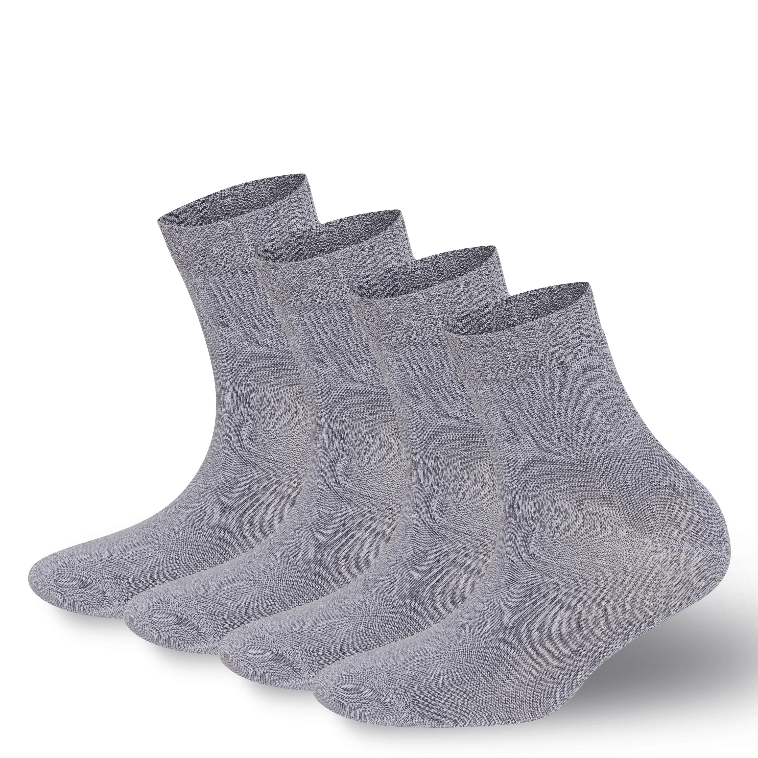 Bambooven Men’s & Women’s Diabetic Rayon Bamboo Ankle Socks (4 Pairs)