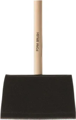 Bestt-Liebco All Paint Foam Paint Brush With Wood Handle 4 Inch