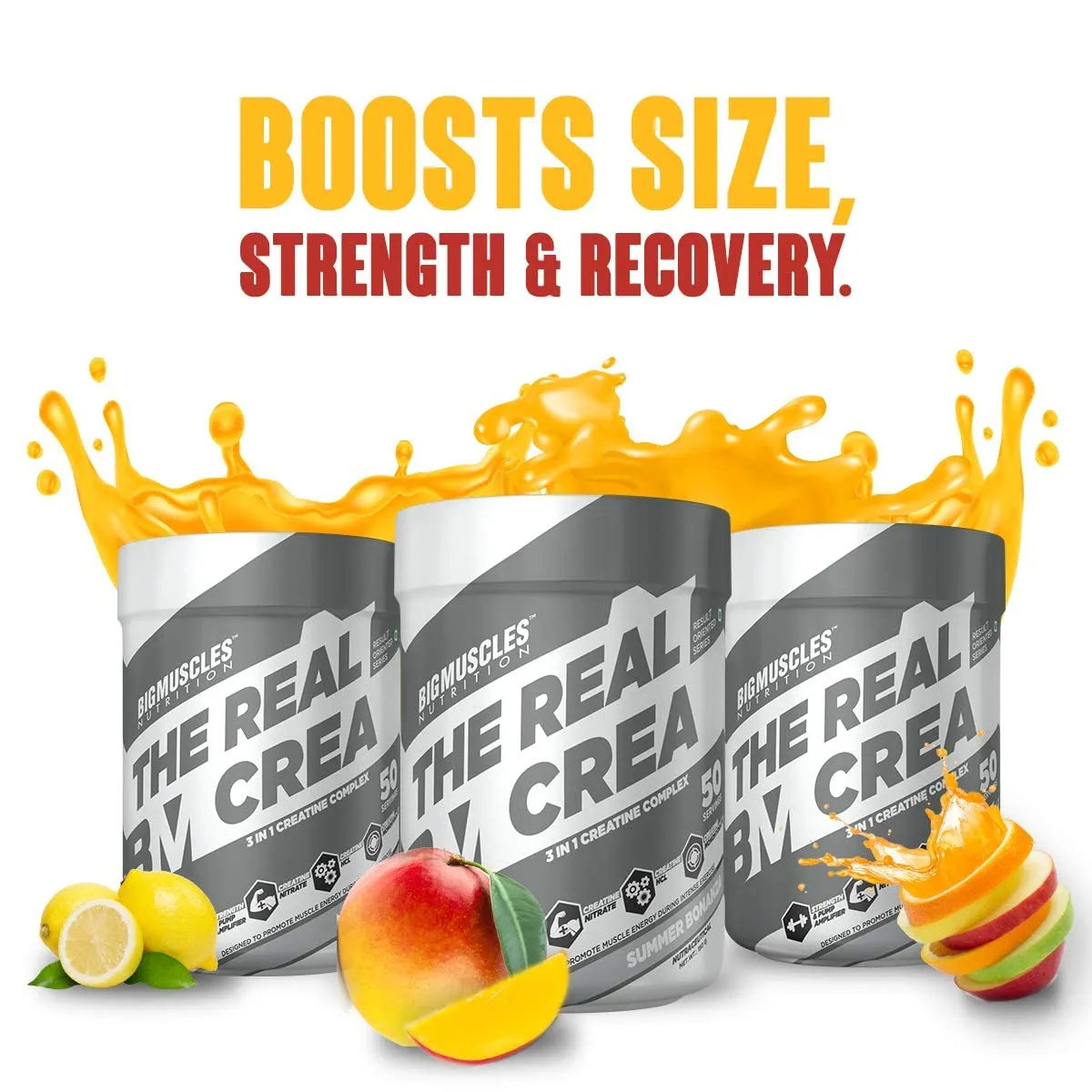 Bigmuscles Nutrition The Real Crea [100g, Lemony]