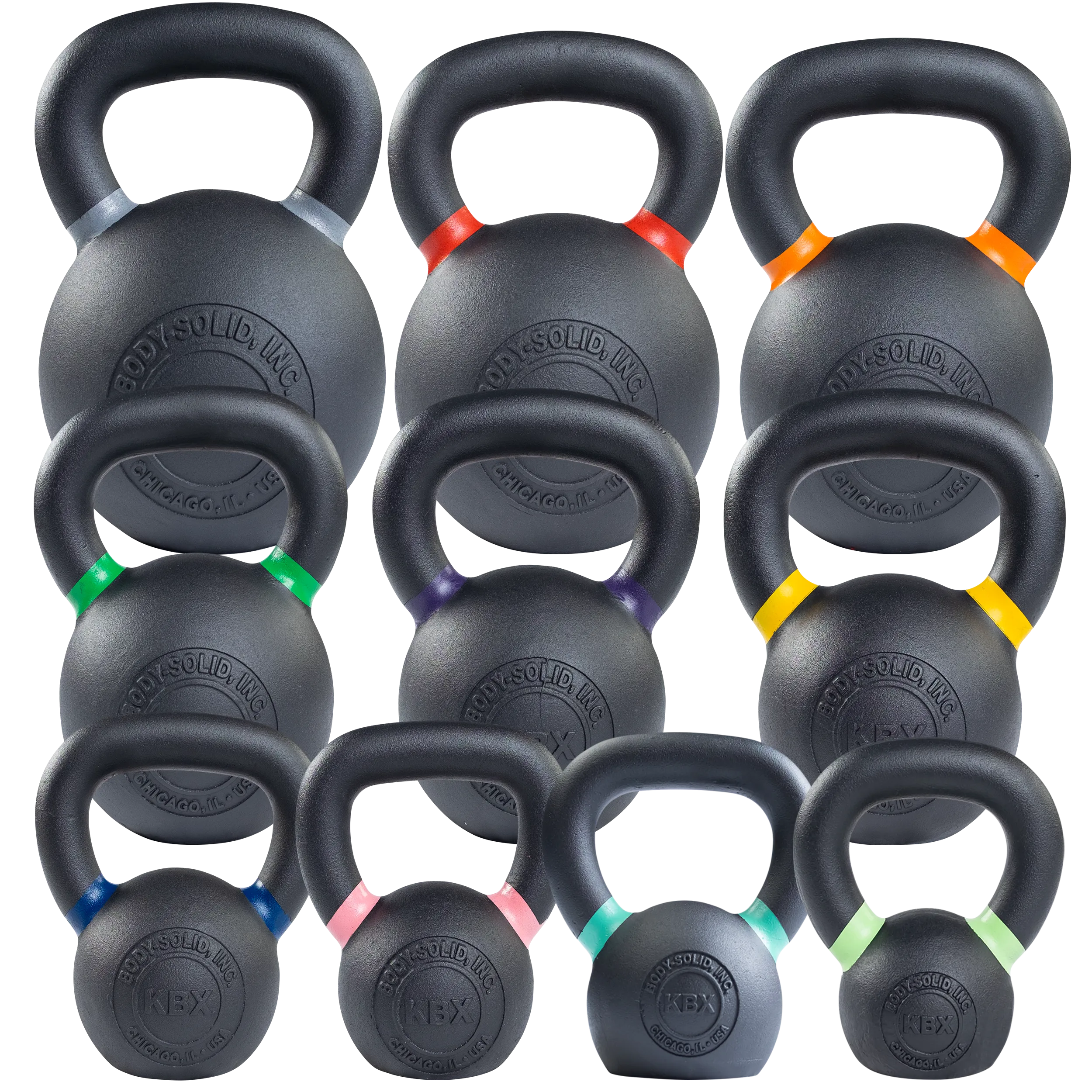 Body-Solid Tools Premium Training Kettlebells KBX