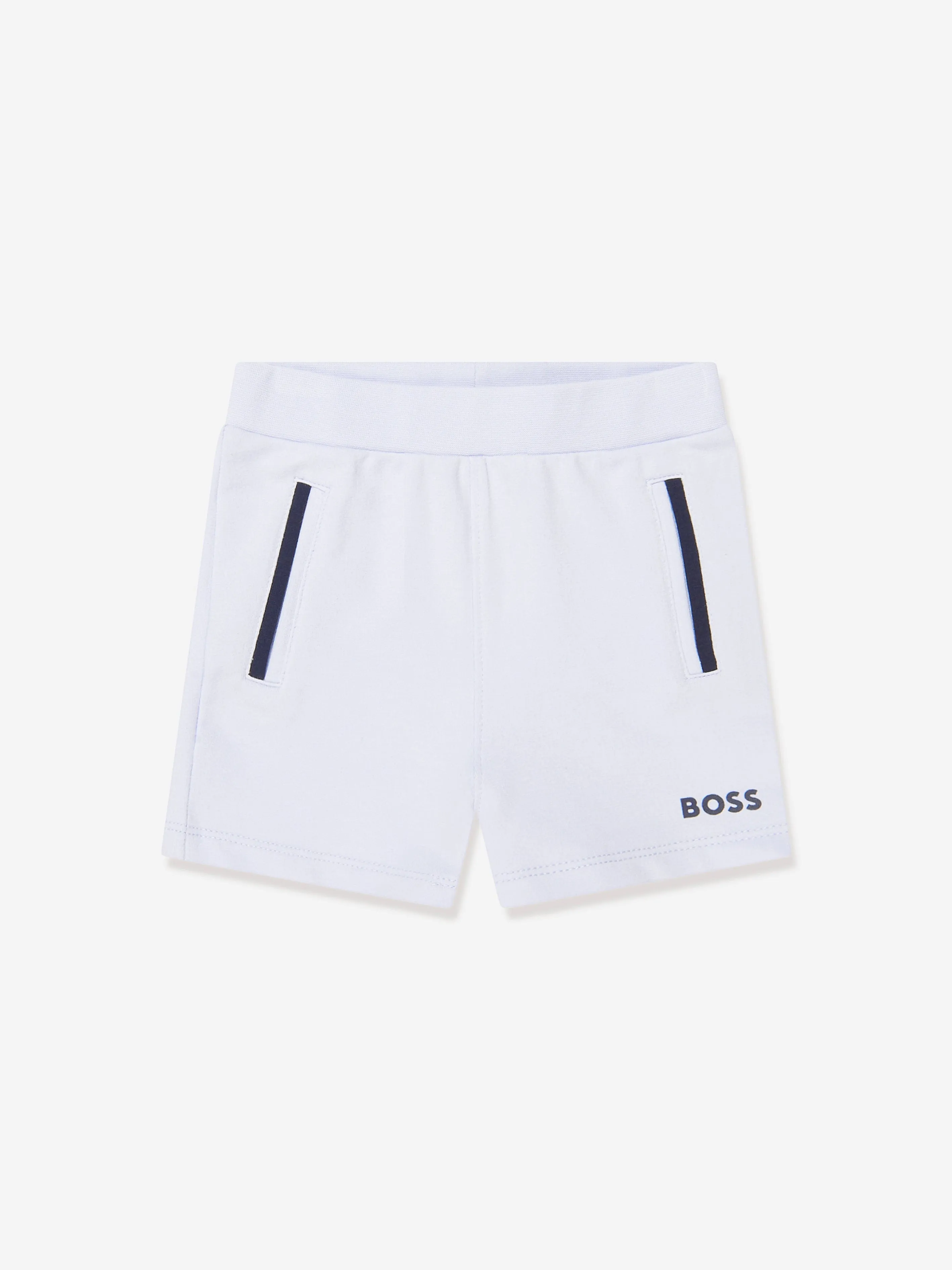 BOSS Baby Boys Organic Cotton Shorts in Blue