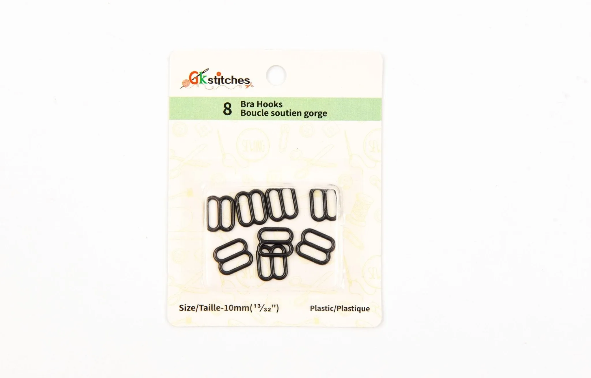 Bra Hooks- squares- 10mm