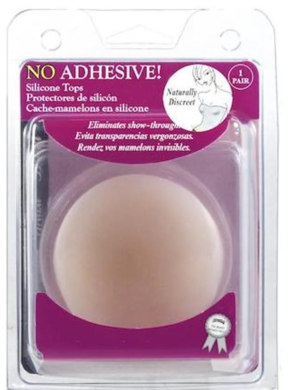 Braza Reusable No Adhesive Nipple Covers Beige 8cm | Bra Nipple Covers