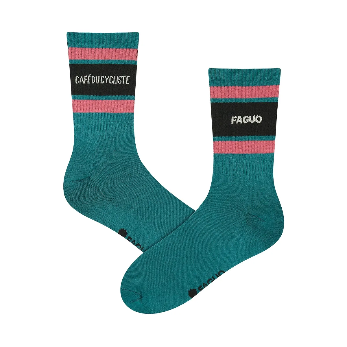 CAFE DU CYCLISTE X FAGUO Sport Socks x3 Pack - Multicolour