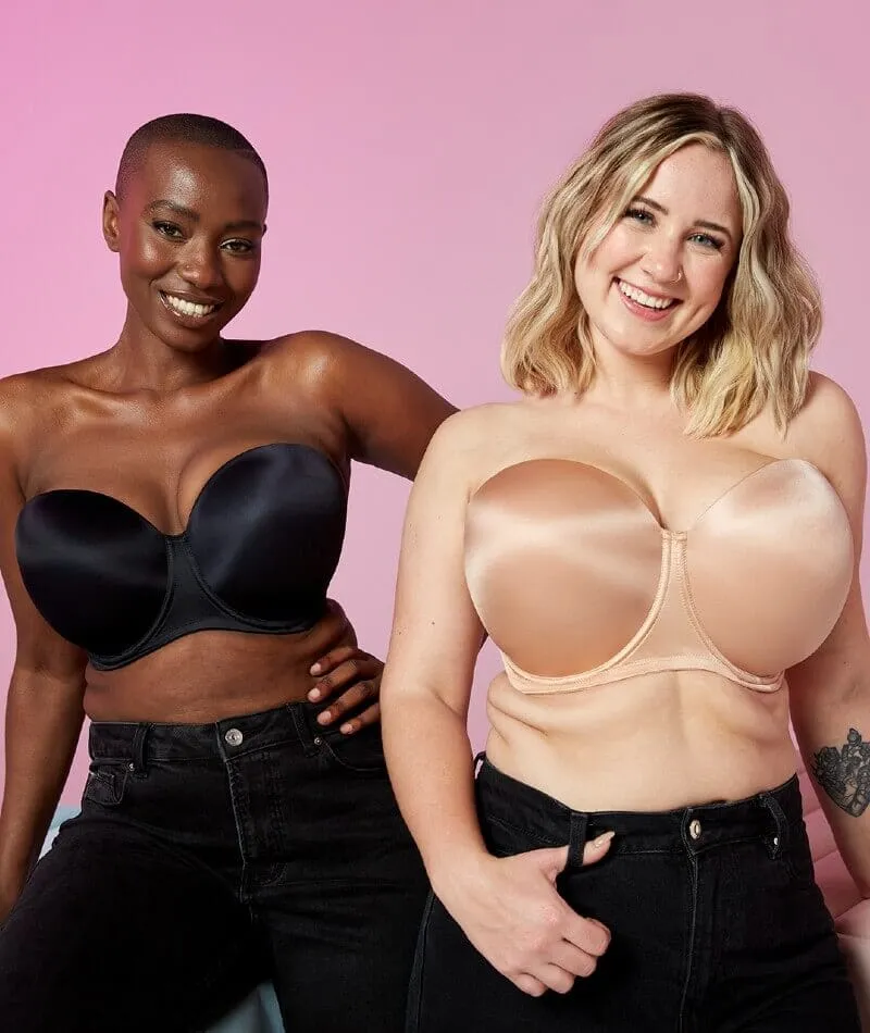 Curvy Kate Smoothie Strapless Moulded Bra - Latte