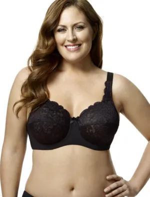 Elila Full Lace Underwire, Black| Black Elila Lace Bra 2311