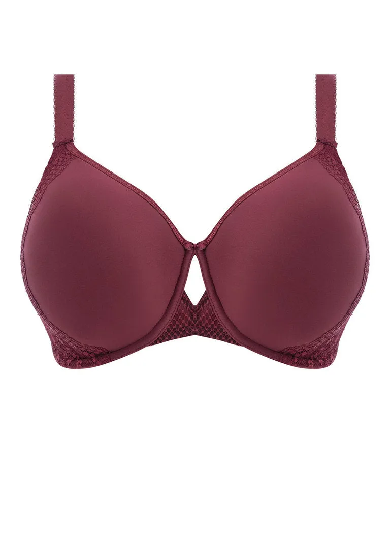 Elomi Charley Underwire Molded Spacer Bra, Aubergine