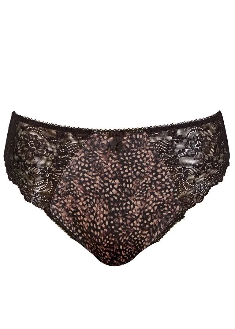 Elomi Morgan Brief Panties, Ebony