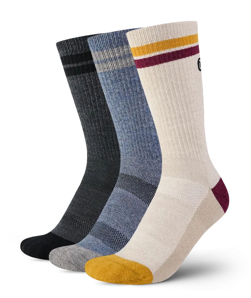 Everyday Merino Crew Socks 3-Pack