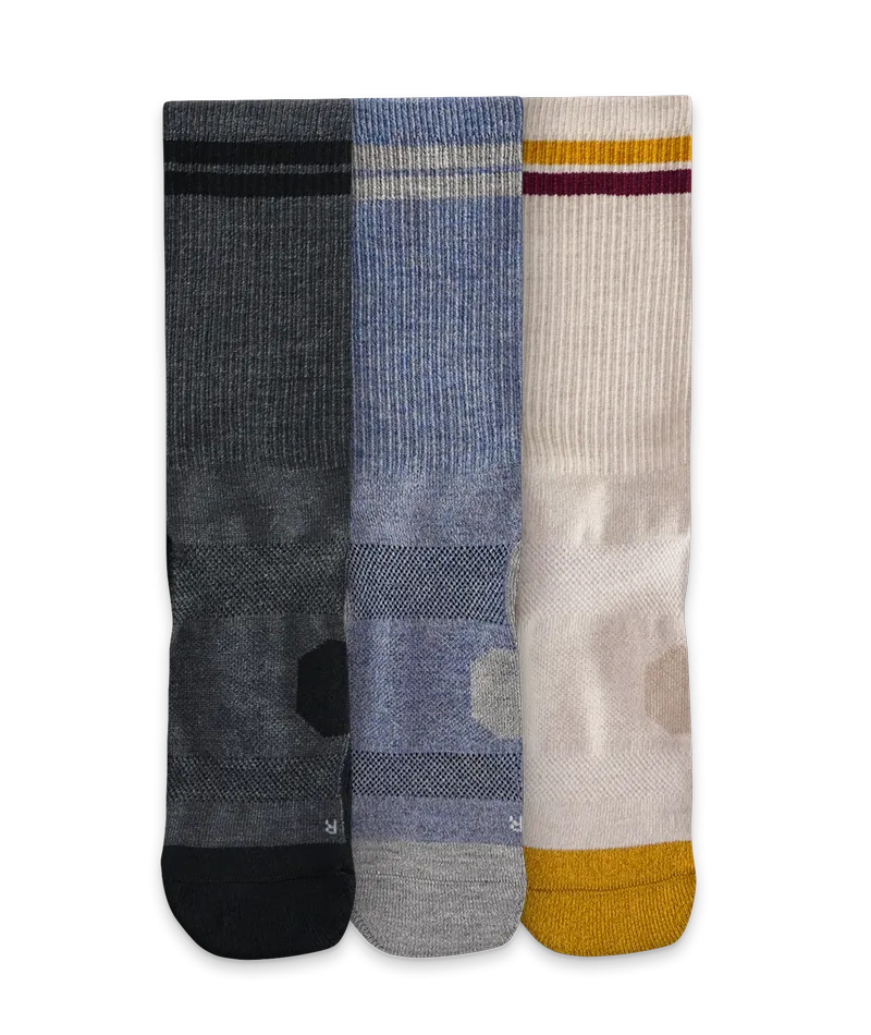 Everyday Merino Crew Socks 3-Pack