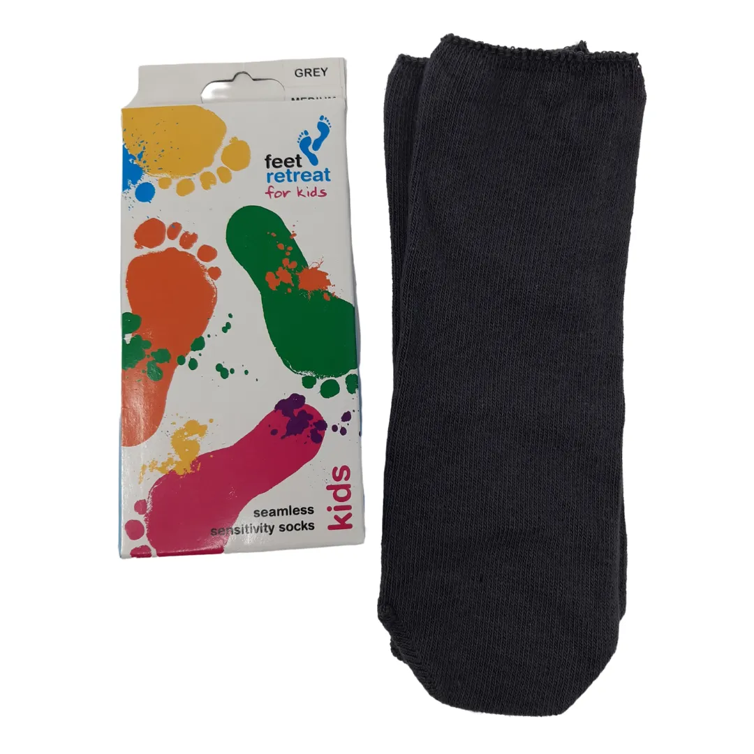 Feet Retreat Ankle Socks for Kids - Grey - Children's Socks