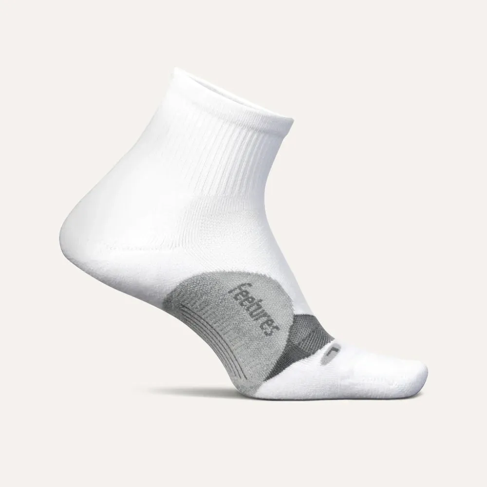 Feetures Elite Light Cushion Quarter - White