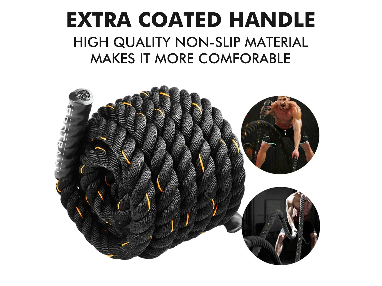 Fitness BATTLE ROPE 9M