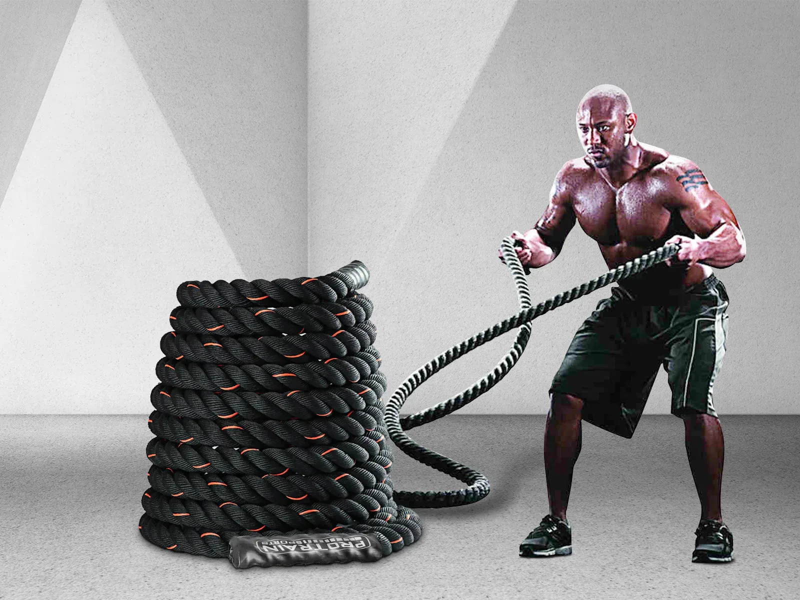 Fitness BATTLE ROPE 9M