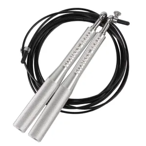 Fitness Mad Ultra Speed Rope Black/Silver