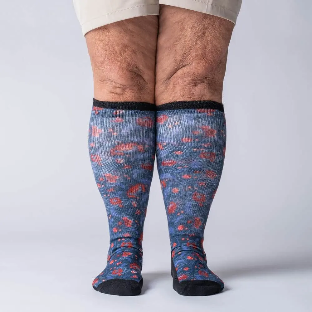 Indigo Crimson EasyStretch™  Socks