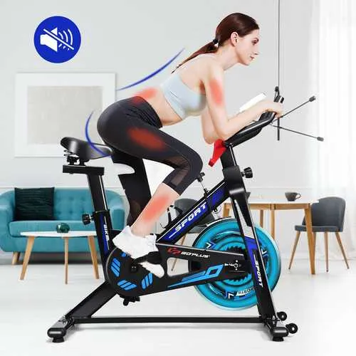 LCD Display Fitness Cardio Workout Cycling Exercise Bike