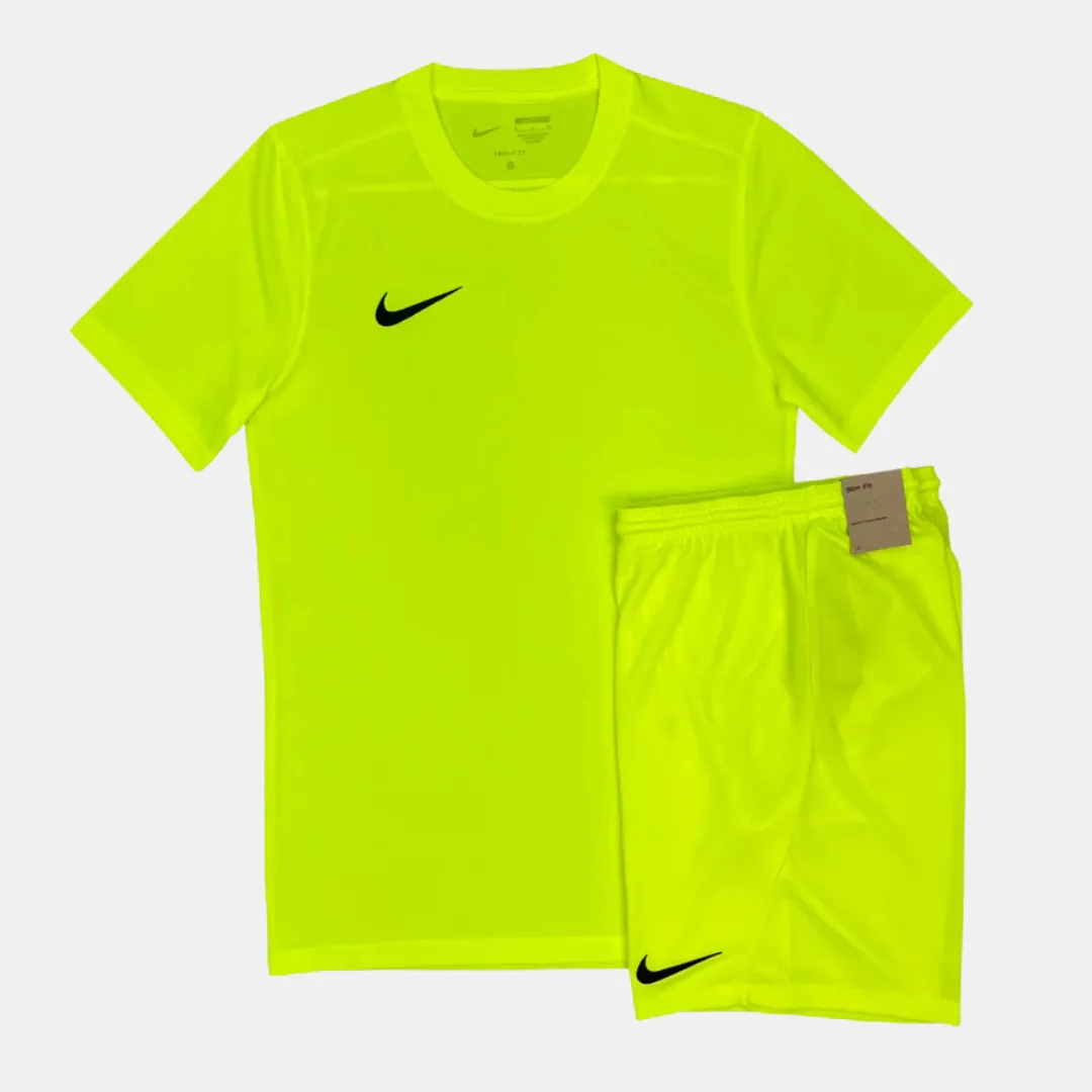 Nike Dri-Fit Tshirt / Shorts Set - Volt Green