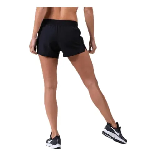 NIKE Women 10K Running Shorts Black Black Black Wolf Grey XSmall