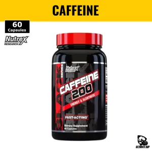 Nutrex Research, Caffeine 200, 60 capsules