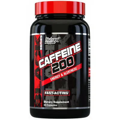 Nutrex Research, Caffeine 200, 60 capsules