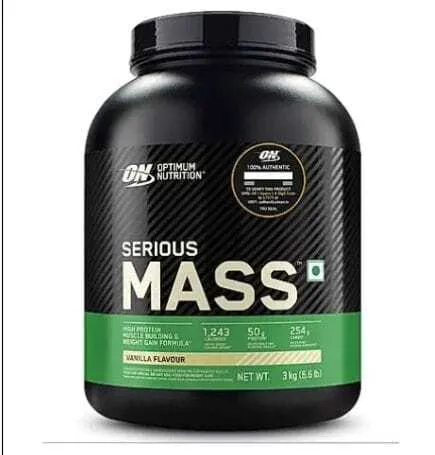 Optimum Nutrition Serious Mass Vanilla 6 lbs