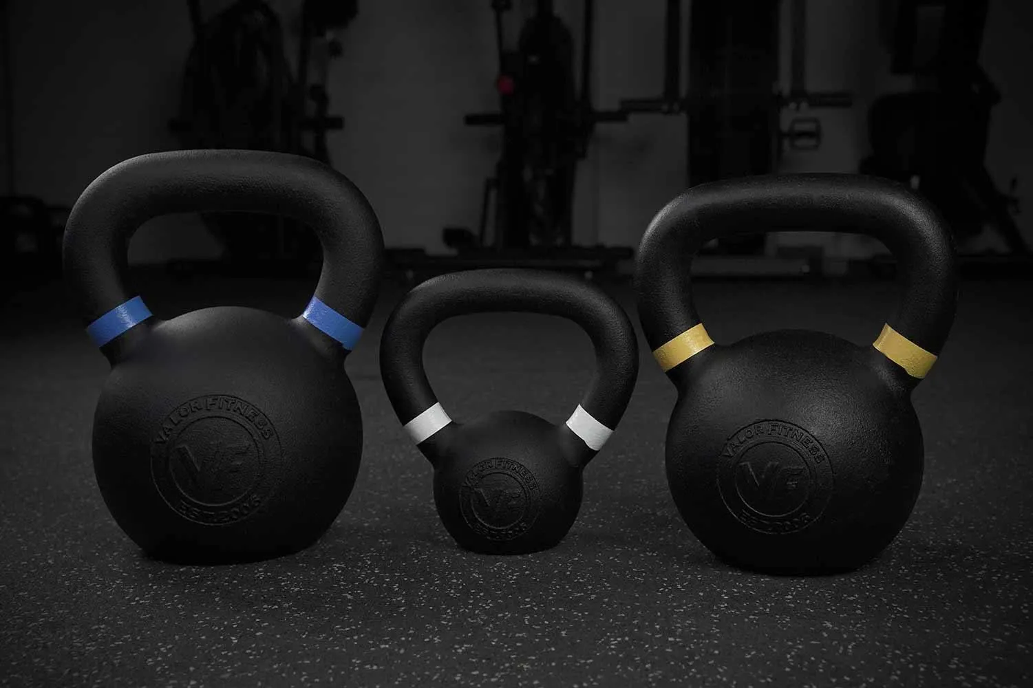 Powder Coated Cast Iron Kettlebells (10-70lbs)