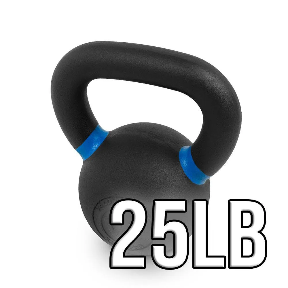 Powder Coated Cast Iron Kettlebells (10-70lbs)