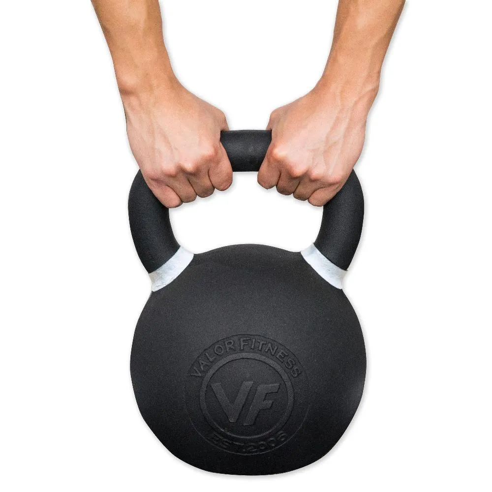 Powder Coated Cast Iron Kettlebells (10-70lbs)