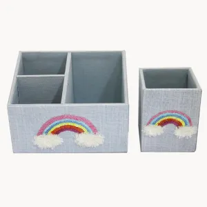 Rainbow Set Of 2 Stationary Holder