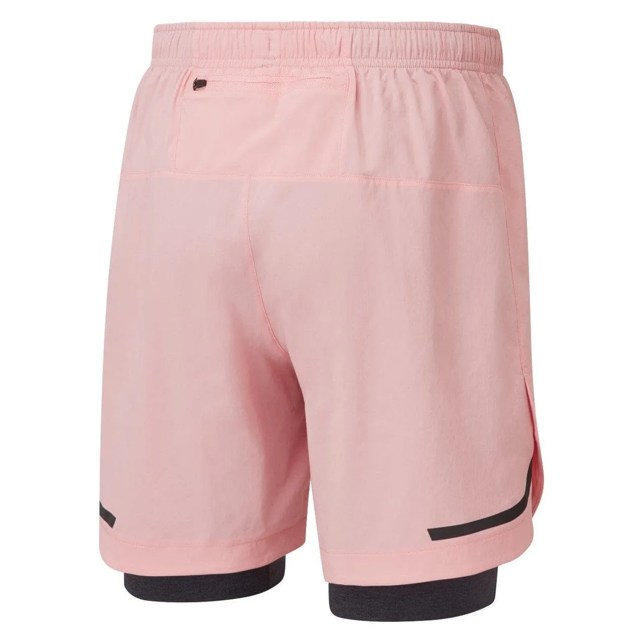 Ronhill Life 7" Twin Short  (Mens) - Bubblegum/CharcMarl