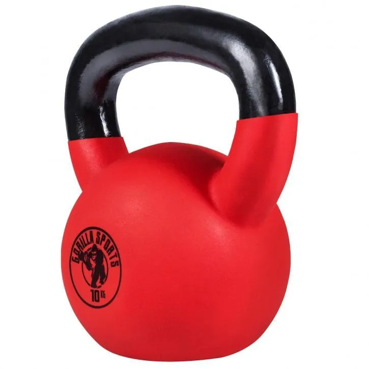 Rubber Coated Kettlebell 10KG