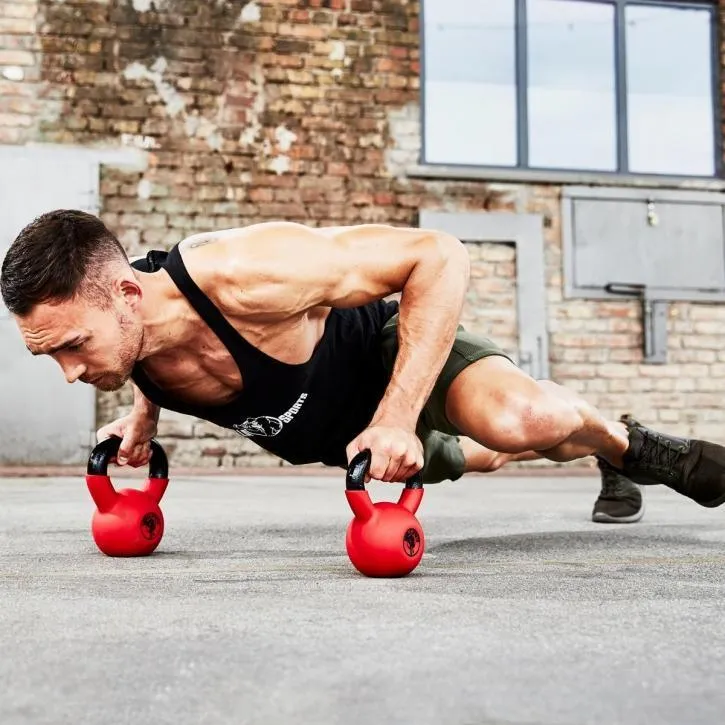 Rubber Coated Kettlebell 10KG