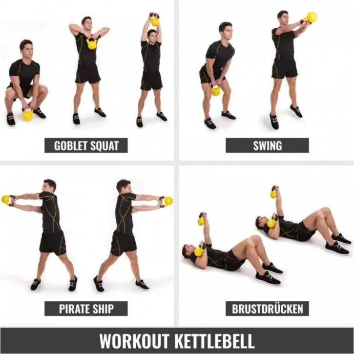 Rubber Coated Kettlebell 10KG