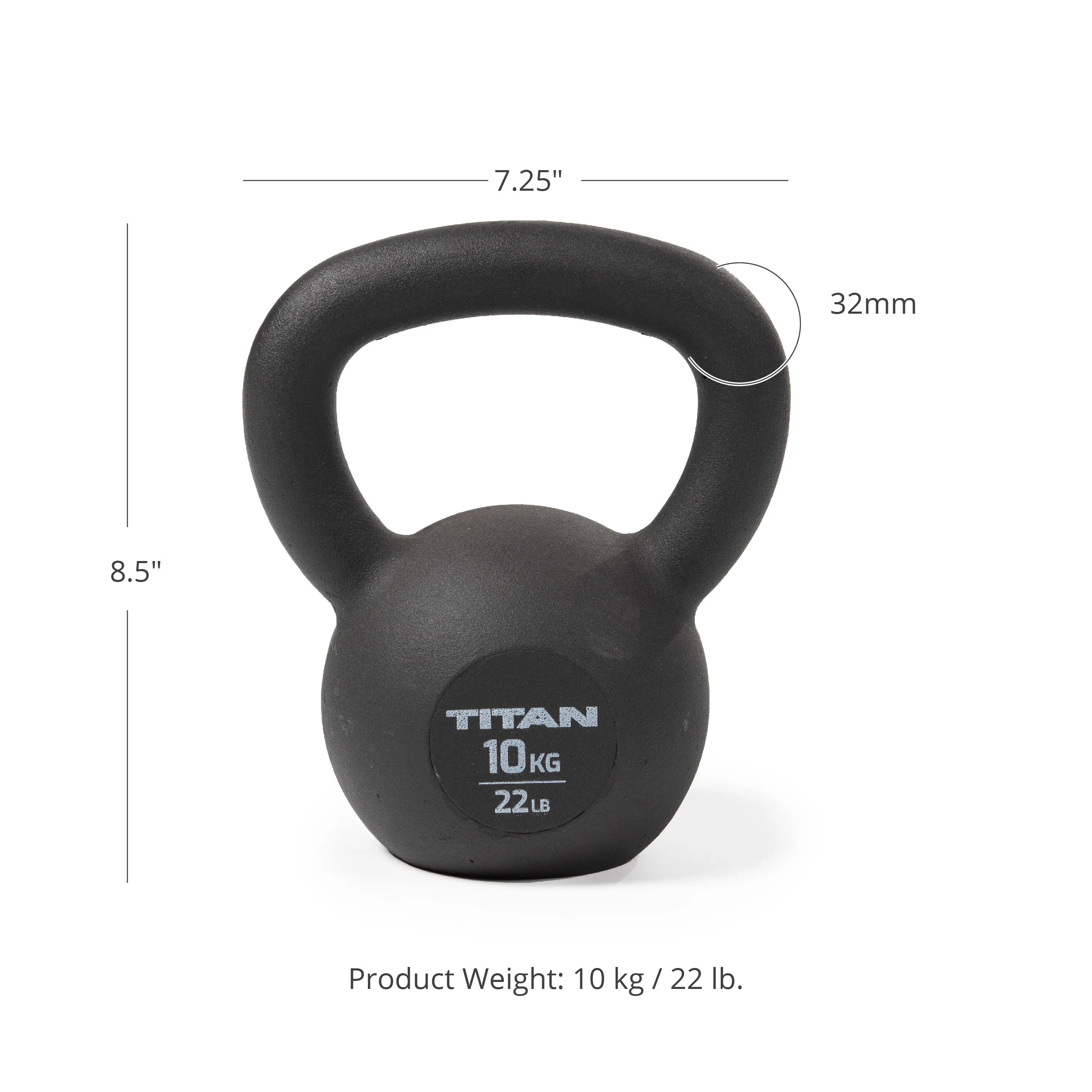 Scratch and Dent - 10 KG Cast Iron Kettlebell - FINAL SALE