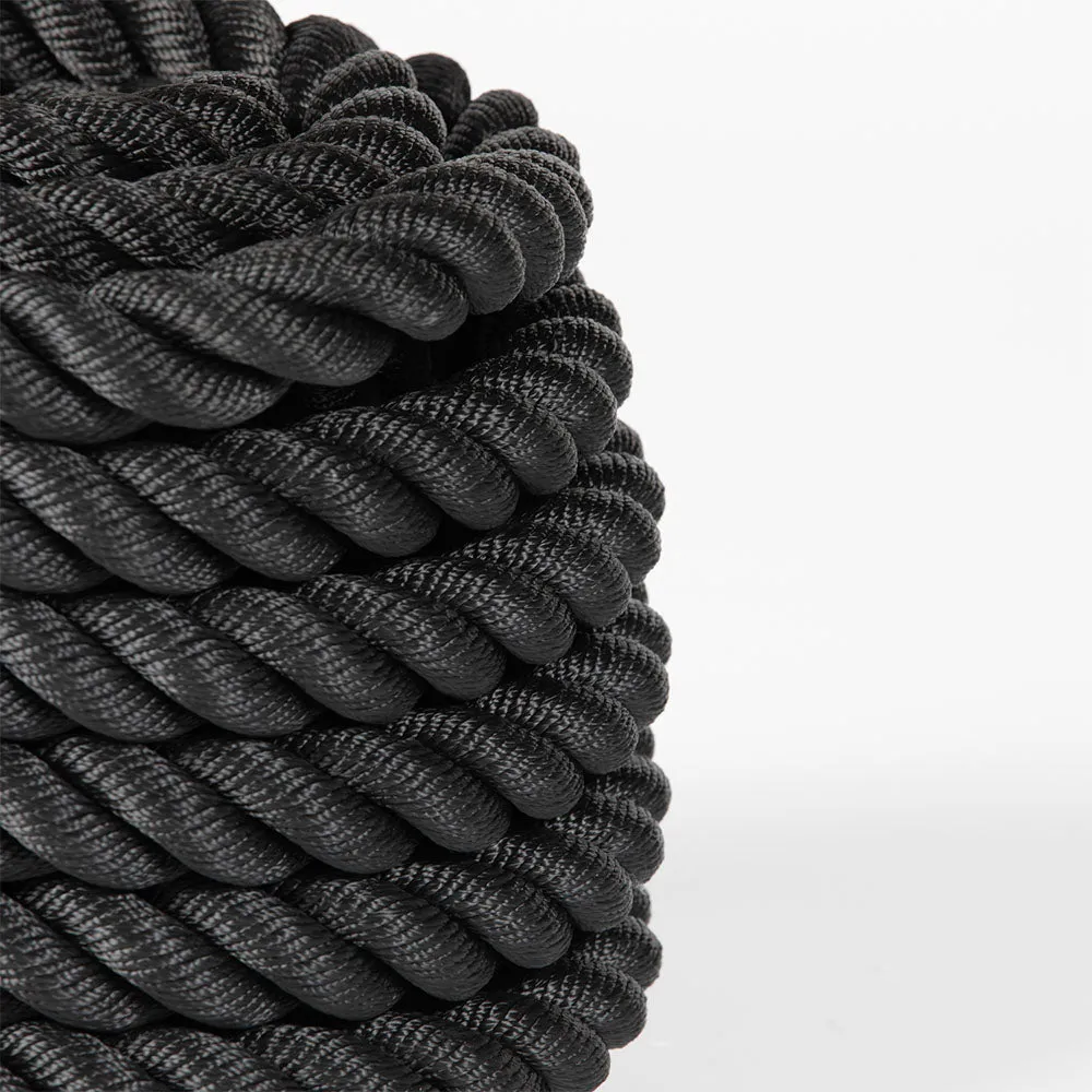 Scratch and Dent, 50' x 2" Black Poly Dacron Battle Rope