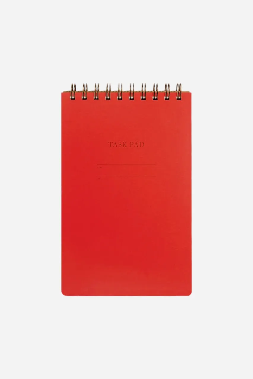 Shorthand Press LA Task Pad in Warm Red