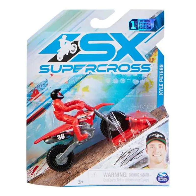 Supercross 1:24 Die Cast Motorcycle #38 Kyle Peters