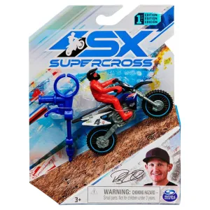 Supercross 1:24 Die Cast Motorcycle #4 Ricky Carmichael