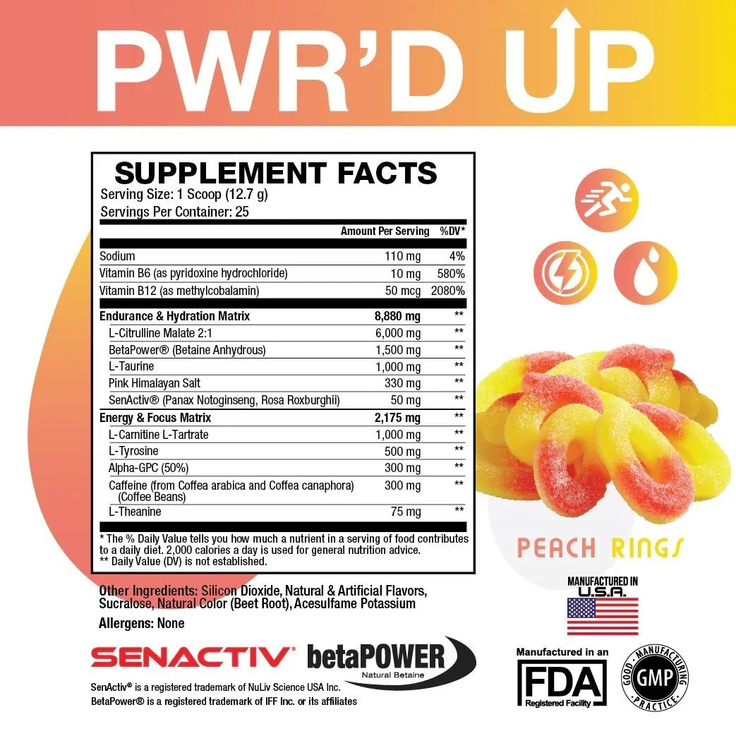 Sweat Ethic- PWR’D UP PreWorkout